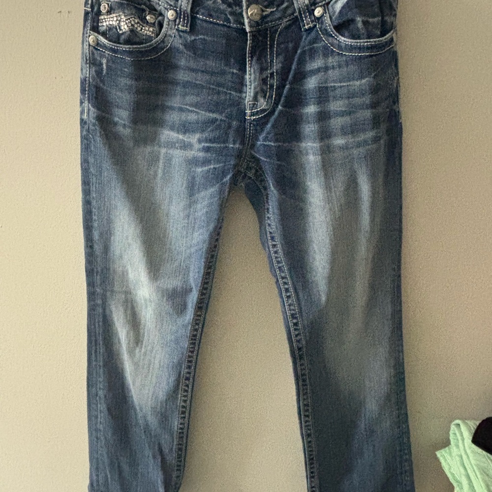 Miss Me Women’s Classic Blue Straight Jeans